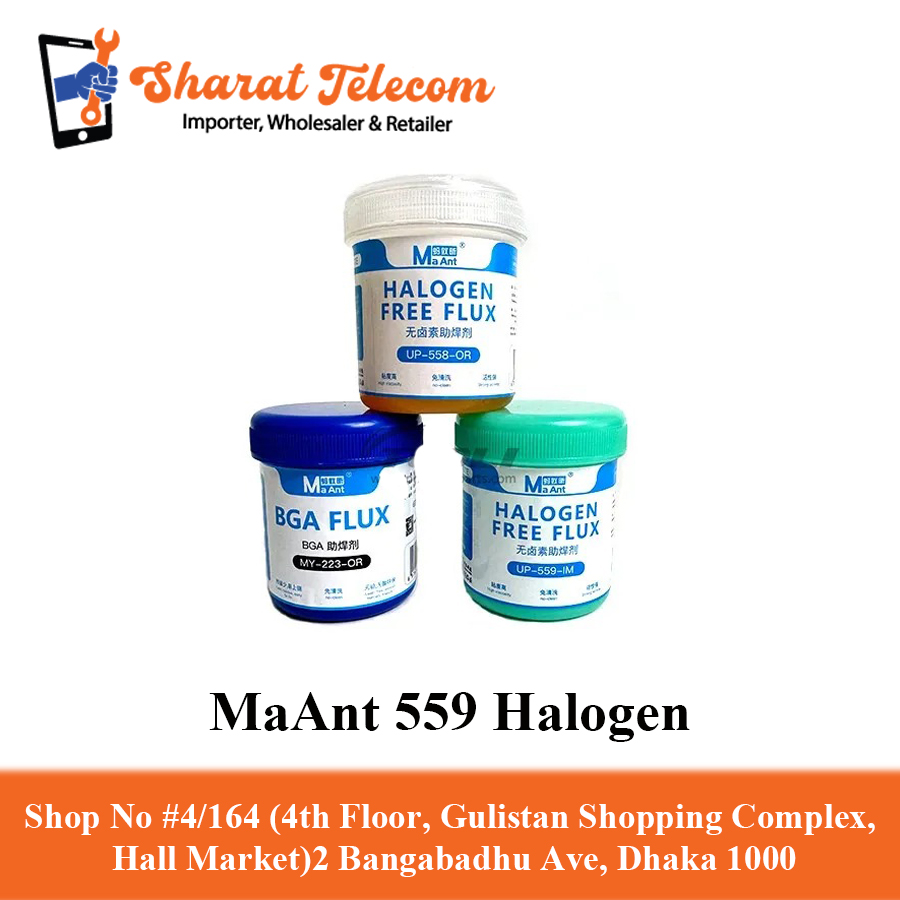 MaAnt 559 Halogen Syringe BGA PCB Solder Flux Paste
