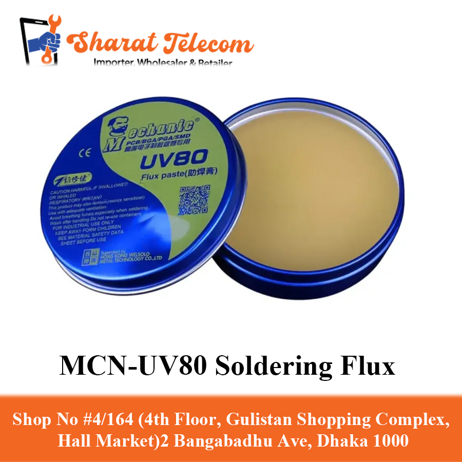 MCN-UV80 Soldering Flux Soldering Paste BGA Rework (50g) Best Quality