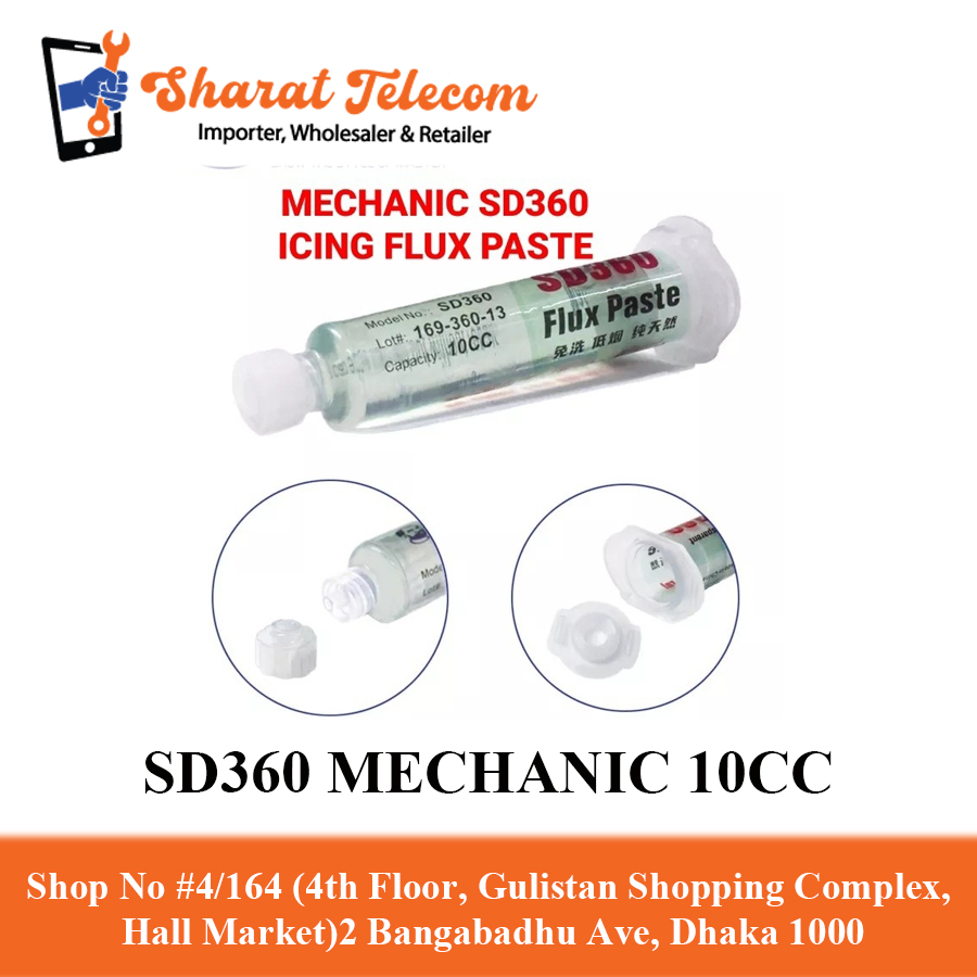 SD360 MECHANIC 10CC +P08 Icing BGA Soldering Flux Paste Transparent