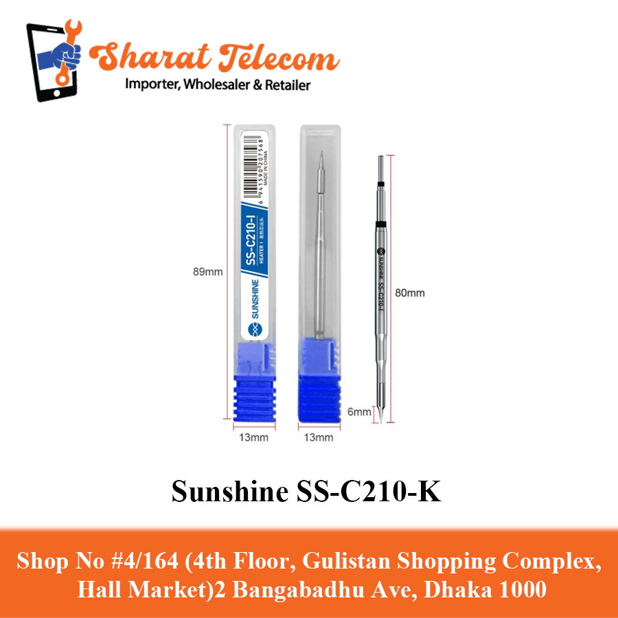 Sunshine SS-C210-K Soldering Station Iron Bit Replacement Head
