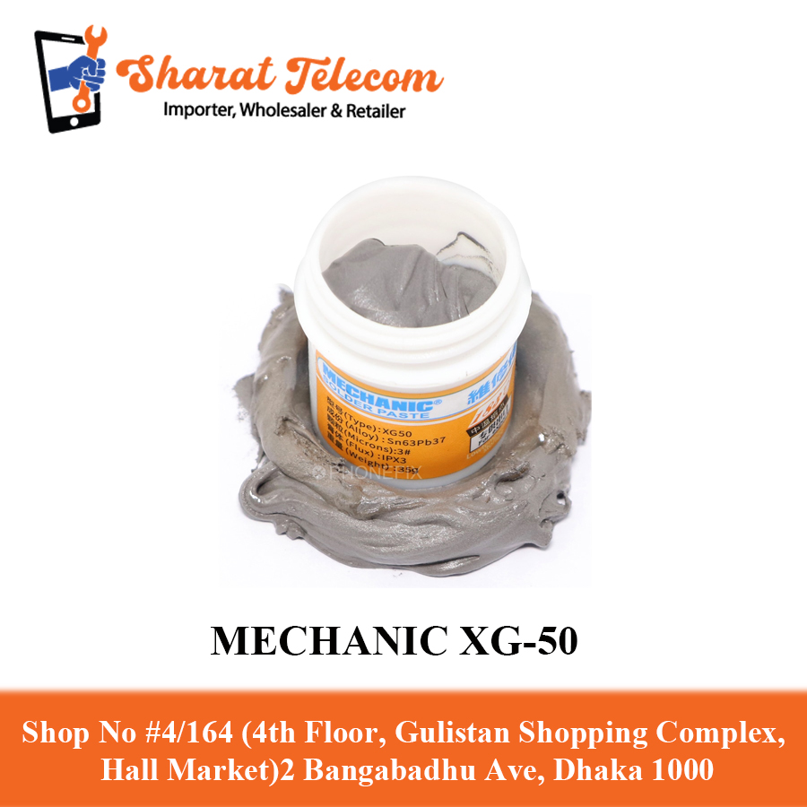MECHANIC XG-50 Soldering Paste Flux Grease 183°C, Welding For SMD PGA PCB Rework Repair