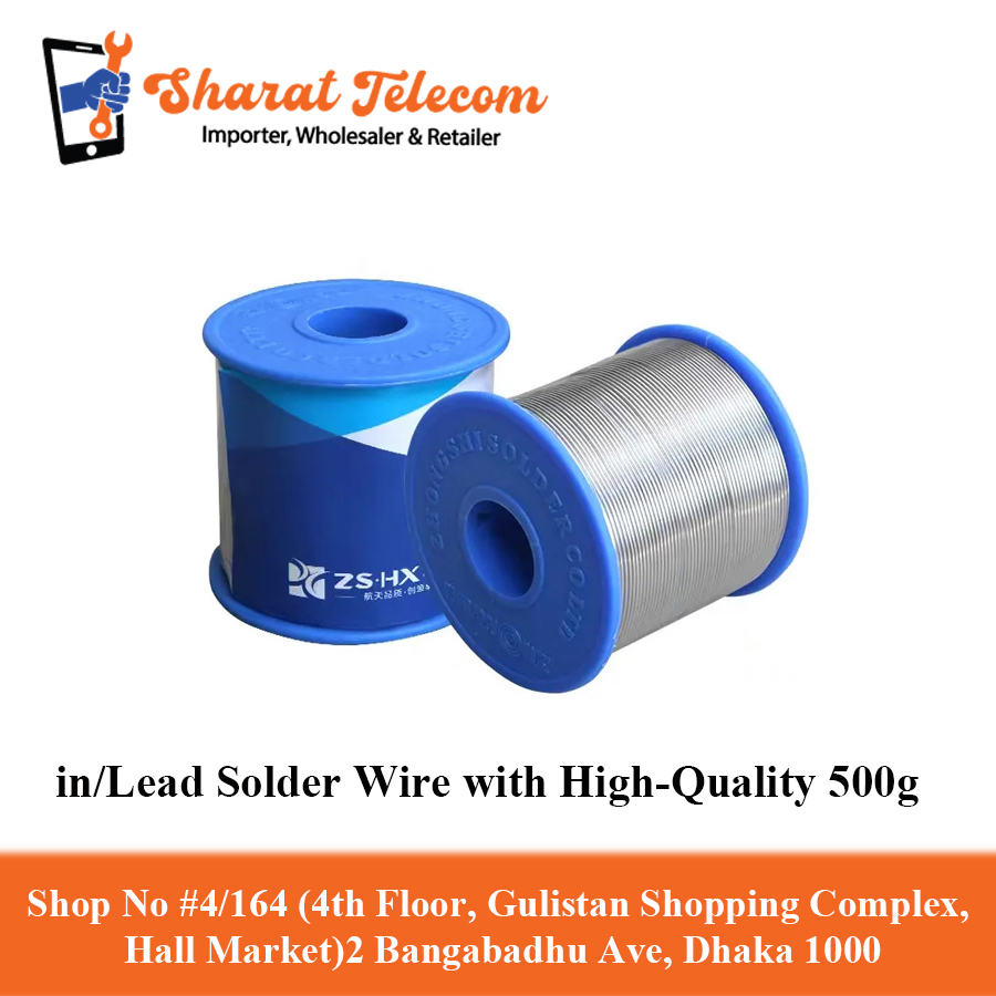 in/Lead Solder Wire with Flux High-Quality 500g Spool Low Melting