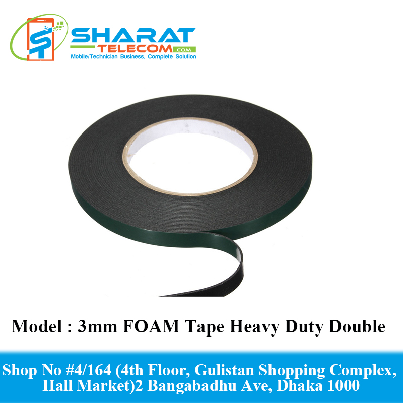 3mm FOAM Tape Heavy Duty Double Gum Foam Craft Tape