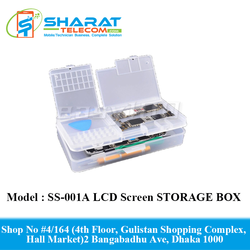 SUNSHINE SS-001A LCD Screen Mainboard IC Parts Repair STORAGE BOX Opening Collector Tools