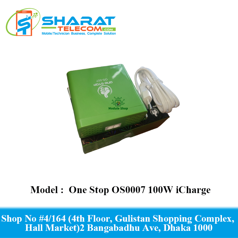 One Stop OS0007 100W iCharge 6M 6 USB Digital Display Lightning Charger for mobile phones charging