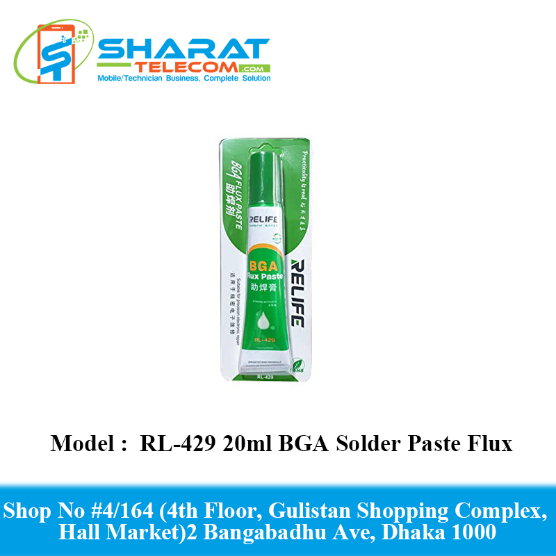 Relife RL-429 20ml BGA Solder Paste Flux SMD Rosin Based Cream Welding Tool