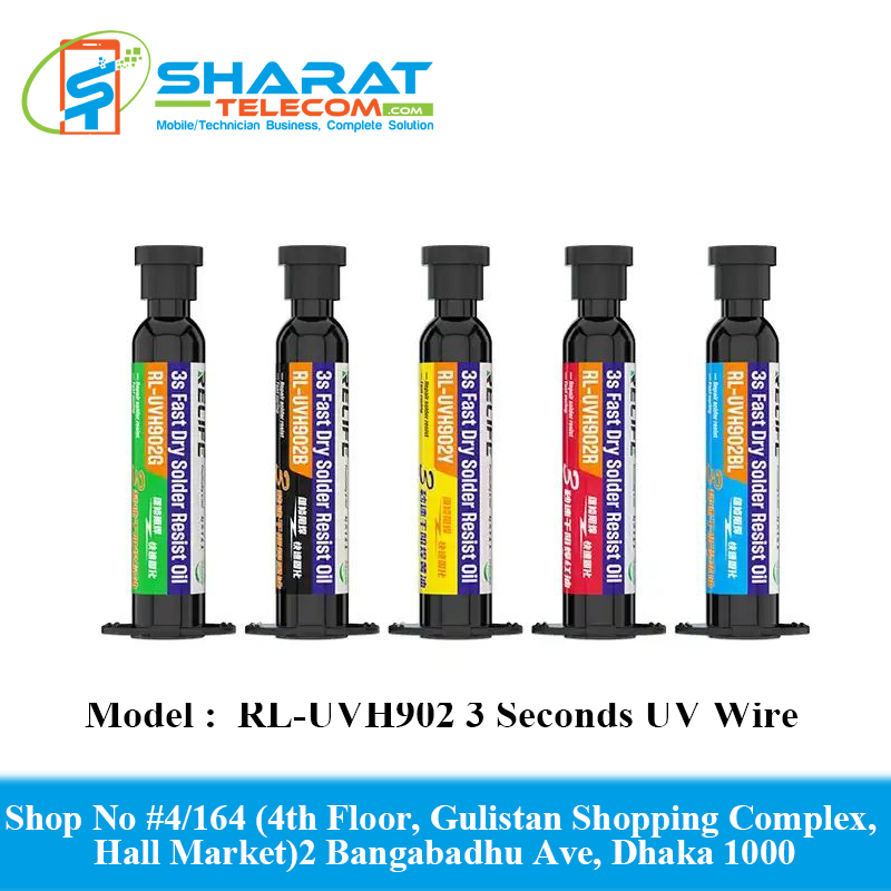 RELIFE RL-UVH902 Flying Line 3 Seconds UV Solder Oil for Mobile Phone Jumping Wire UV Quick