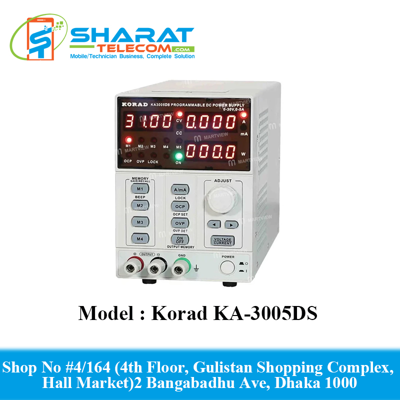 Korad KA-3005DS Digital Display Precision Digital Control DC Power Supply