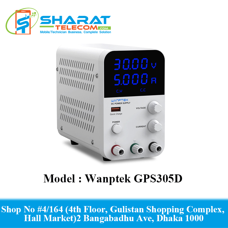 Wanptek GPS305D Adjustable Digital Display Regulated Power Supply 30V/5A