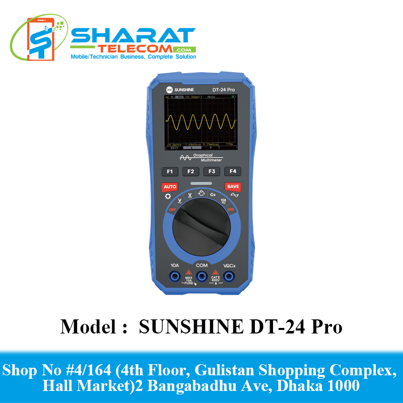 Sunshine DT-24 Pro Digital Multimeter Multifunctional With Digital Smart Color Screen
