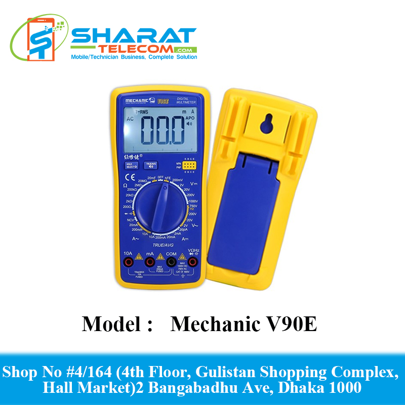 Digital Multimeter Mechanic V90E igh Precision Display Detect Meter [English broadcast]