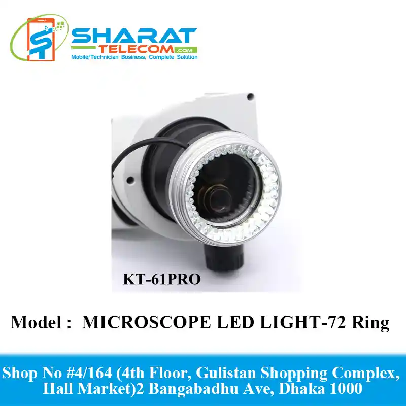 MICROSCOPE LED LIGHT-72 Ring Light Illuminator Lamp Adjustable Dimmer Illuminator High Quality