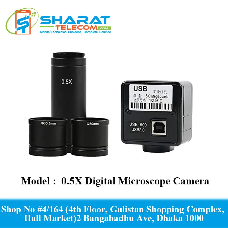 0.5X Digital Microscope Camera Objective Lens for Changing View