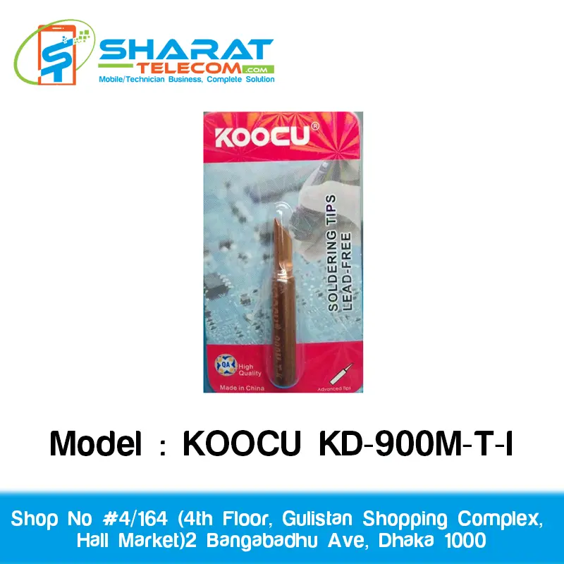KOOCU KU-900M-T-K COPPER Soldering Bit Replacement Soldering Solder Iron