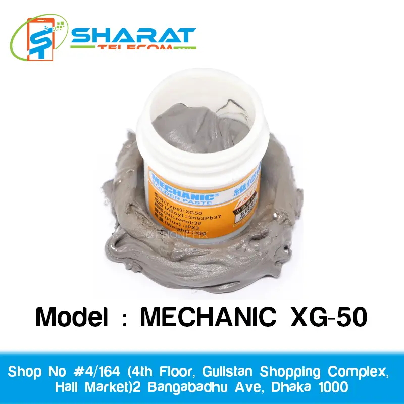 MECHANIC XG-50 Soldering Paste Flux Grease 183°C, Welding For SMD PGA PCB Rework Repair