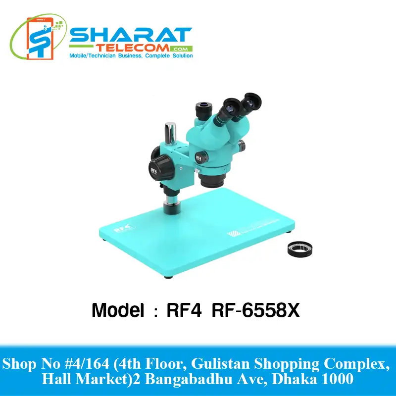 RF4 RF-6558X 6.5-58x Super-large Synchronous Imaging 4K Camera Stereo Microscope
