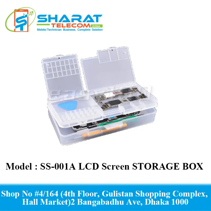 SUNSHINE SS-001A LCD Screen Mainboard IC Parts Repair STORAGE BOX Opening Collector Tools