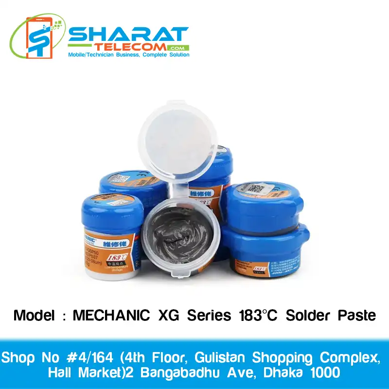 MECHANIC XG Series 183°C Solder Paste for Phone Repair & PCB – Eco-Friendly Flux