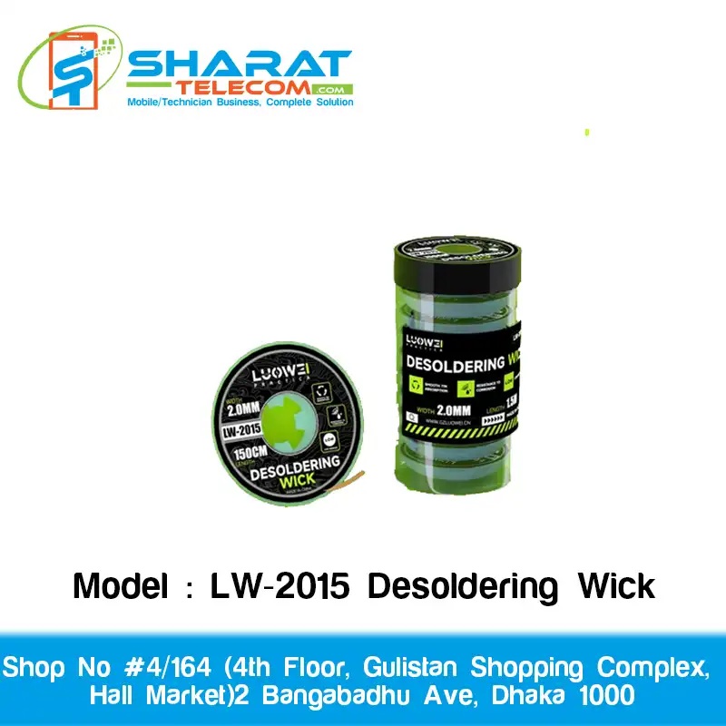 LW-2015 Desoldering Wick – Solder Wire Braid for Mobile & Electronics Repair
