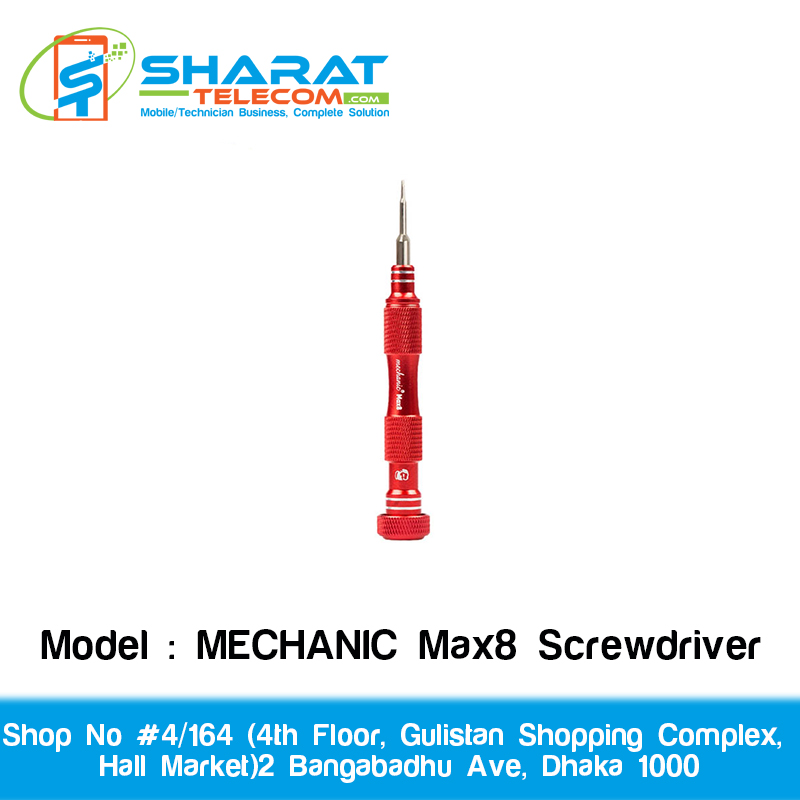 MECHANIC Max8 1.5 Red High-Quality Colorful Screwdriver | Precision Repair Tool for Electronics & Mobile Devices