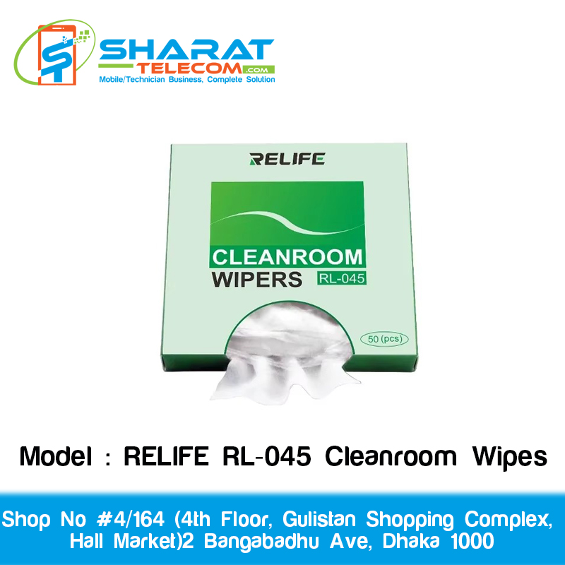 RELIFE RL-045 Anti-Static Cleanroom Wipes | Cell Phone Screen & Motherboard Cleaning Cotton | Electronics Parts Absorbent