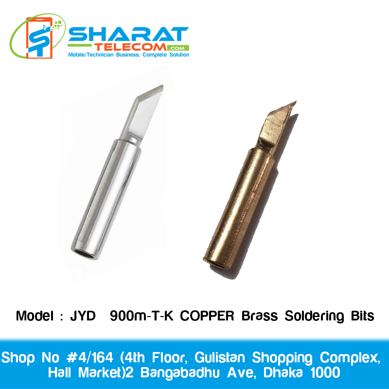 JYD  900m-T-K COPPER Brass Soldering Professional Bits Solder Iron Tip