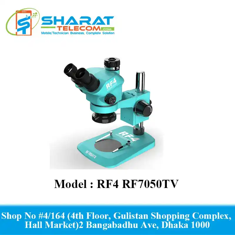 RF4 RF7050TV 7-50X Mobile Phone Repair Trinocular HD Microscope 2k Camera