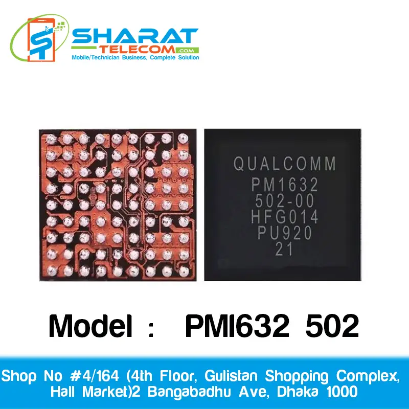 PMI632 502-00 Power IC Chip for OPPO A3S, Redmi 7 – Original Mobile Power Management IC