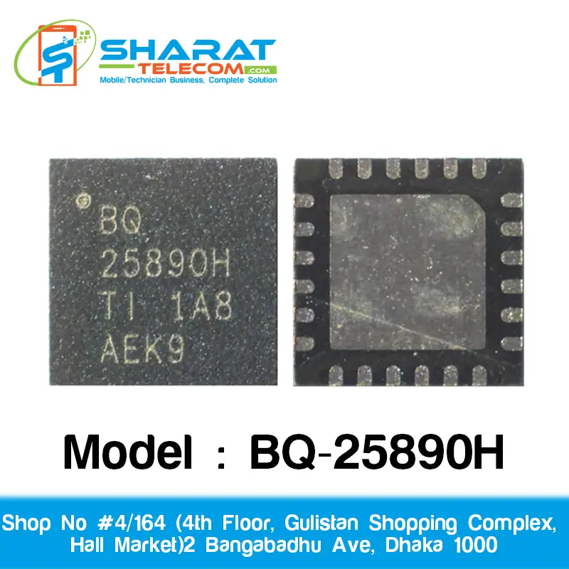 BQ25890H Original Power Management IC for Xiaomi, OPPO, VIVO, Realme & Redmi Phones – Mobile Charging & Motherboard Repair IC