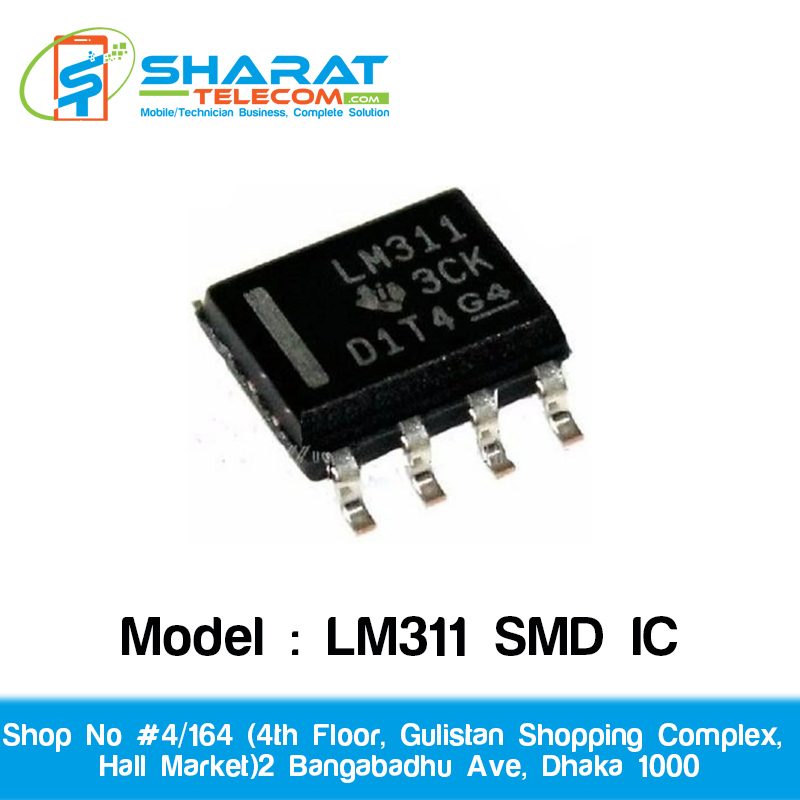 LM311 SMD Voltage Comparator IC – Original Precision Comparator Chip for Electronics & Mobile Repair