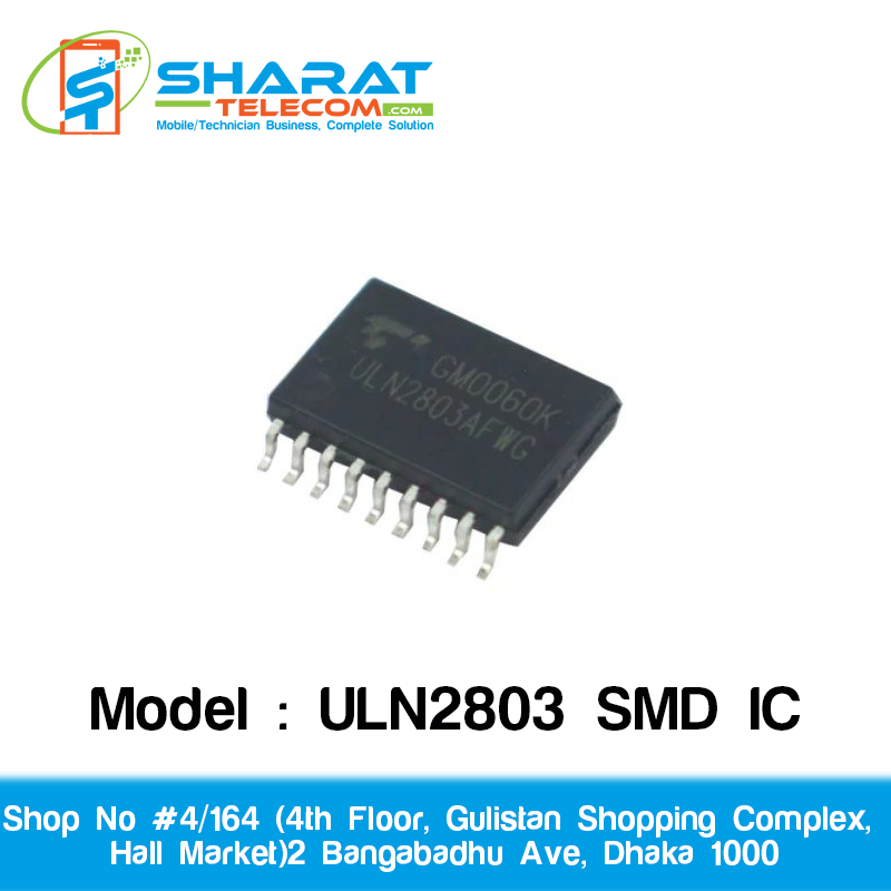 ULN2803 SMD Darlington Driver IC – Original Chip for Relay, Motor & LED Control | Mobile Repair Tools