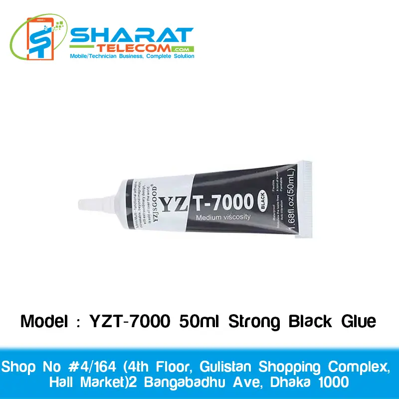 YZT-7000 50ml Strong Black Glue – Mobile Phone Screen & Display Repair Adhesive
